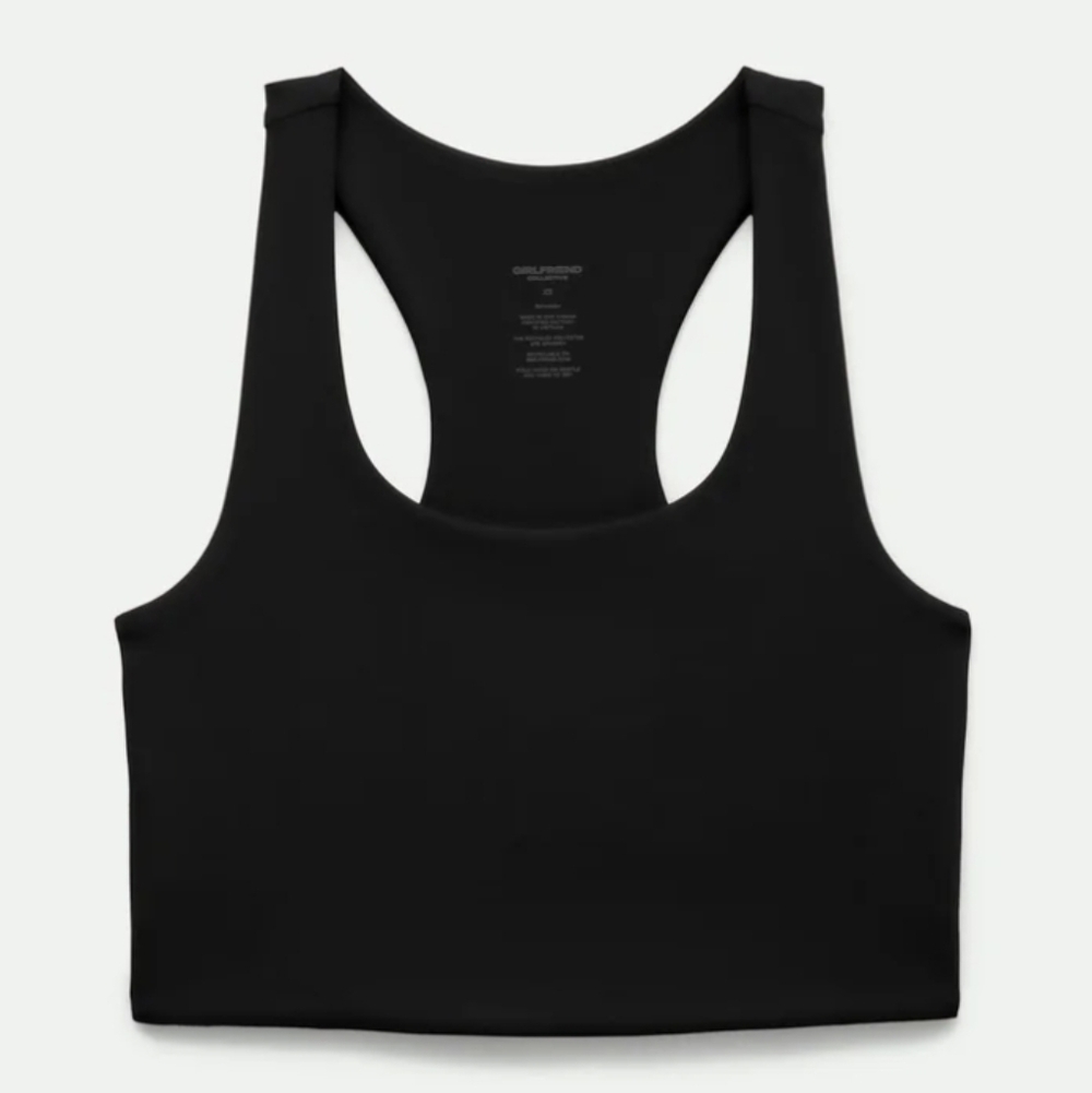 Girlfriend Collective Black Paloma Racerback Bra- XL - Picture 13 of 13